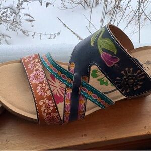 Floral Multicolor Sandals